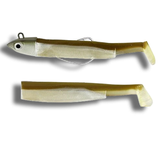 Black minnow jig head fishing lure soft pike lure 70mm 5g bass fishing shad soft bait boat code seabass bait for Zand